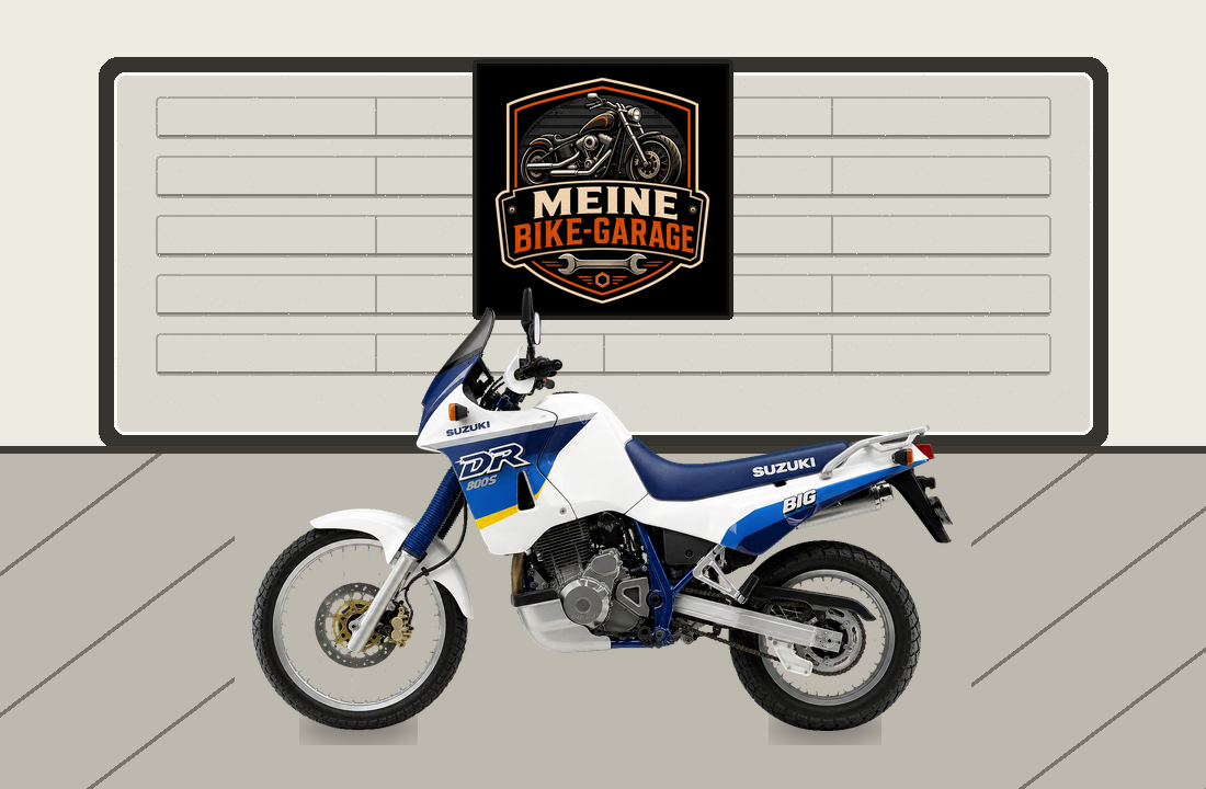 Motorradillustration für Suzuki DR800S Big
