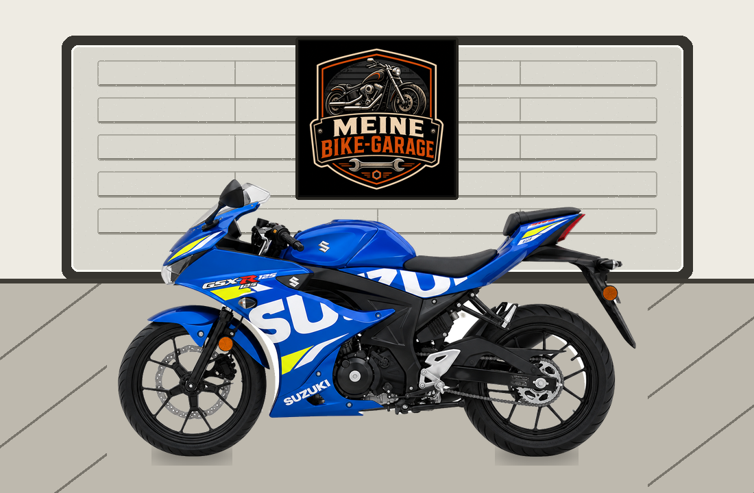 Motorradillustration für Suzuki GSX-R125