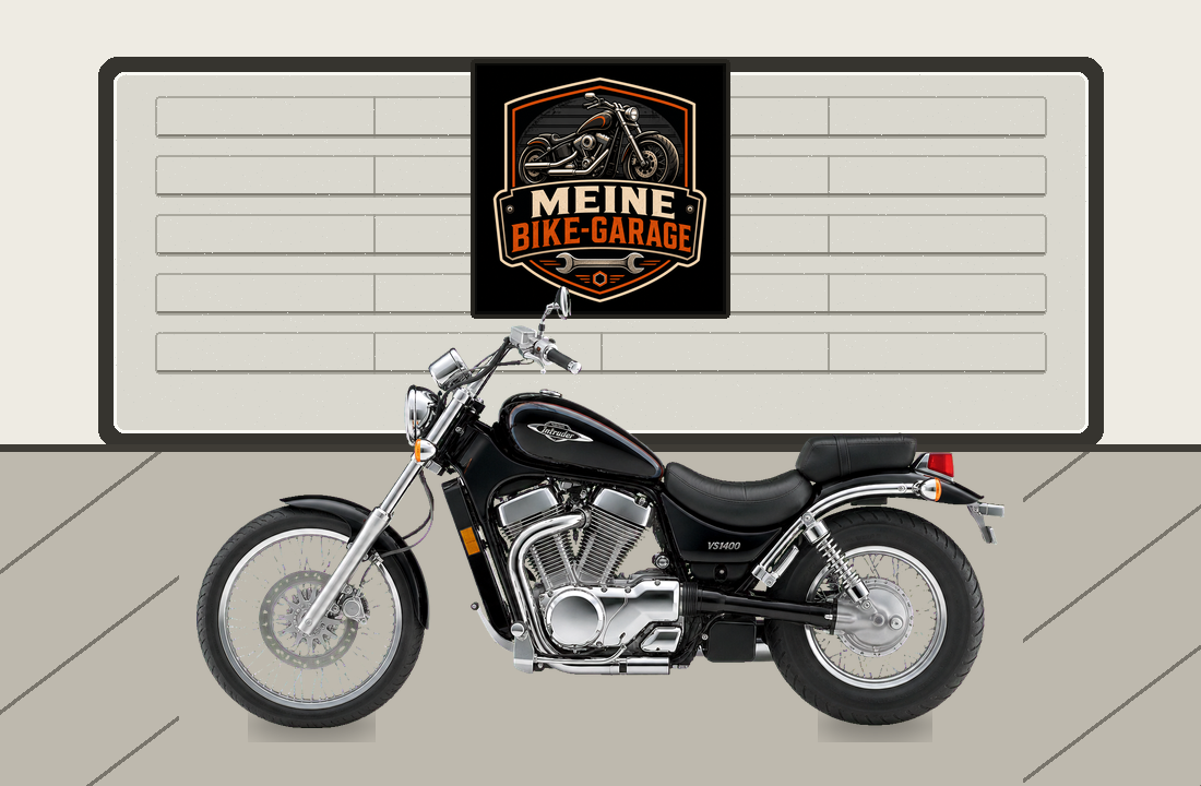 Motorradillustration für Suzuki Intruder VS1400