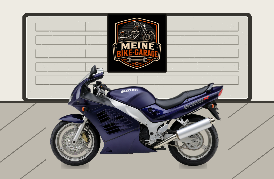 Motorradillustration für Suzuki RF900R