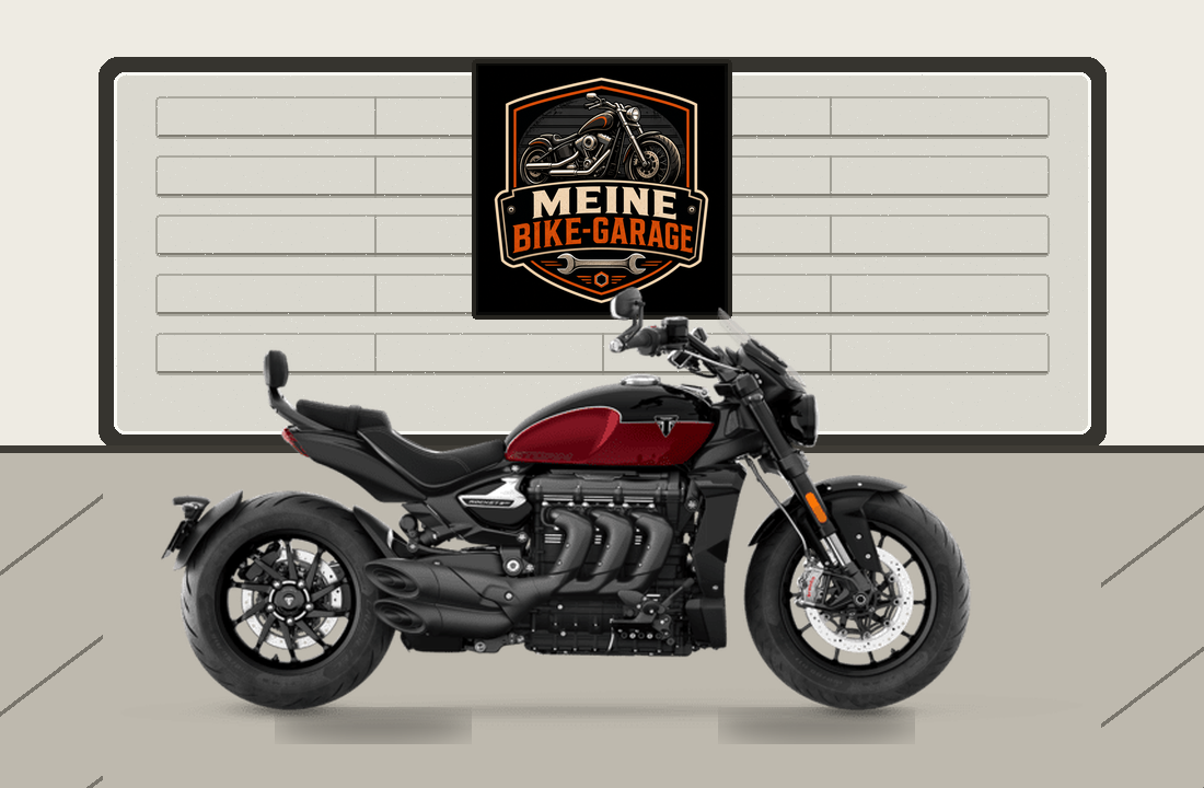 Motorradillustration für Triumph Rocket 3 GT