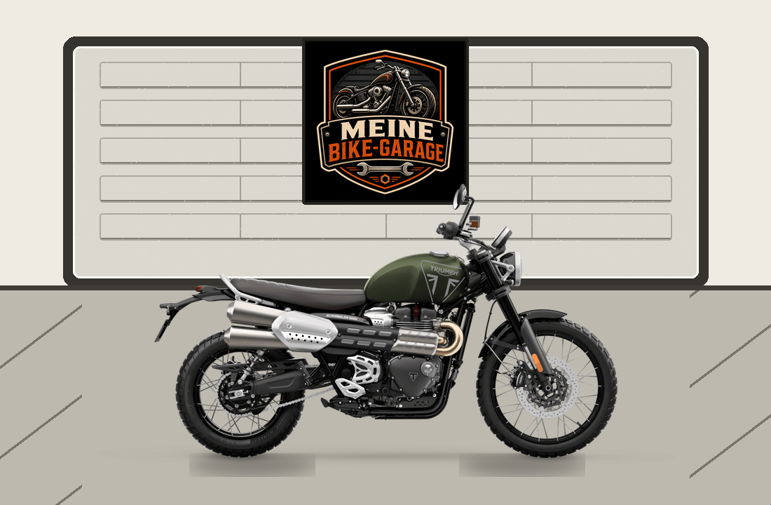 Motorradillustration für Triumph Scrambler 1200 X