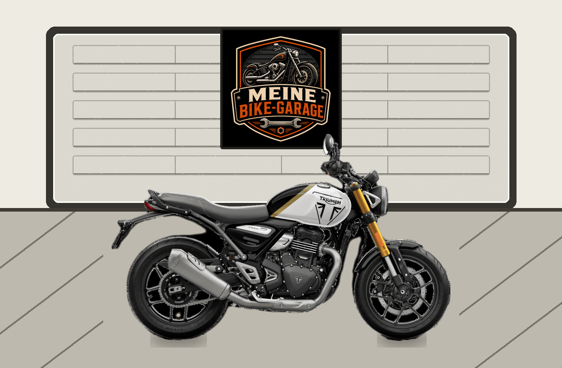 Motorradillustration für Triumph Speed 400