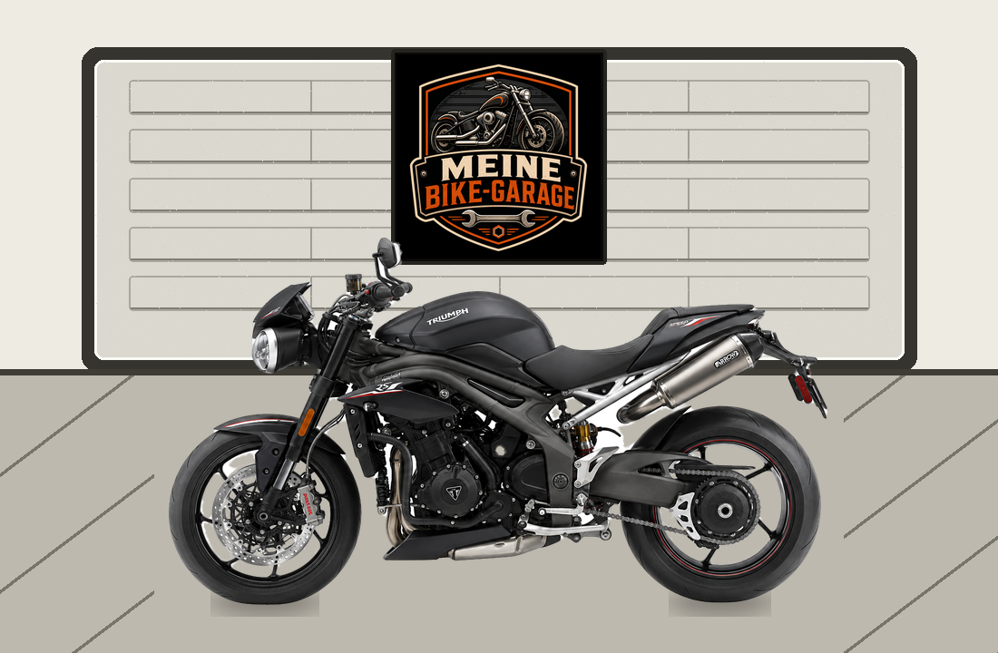 Motorradillustration für Triumph Speed Triple 1050 RS
