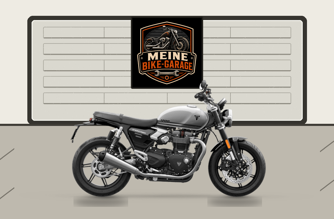 Motorradillustration für Triumph Speed Twin 1200