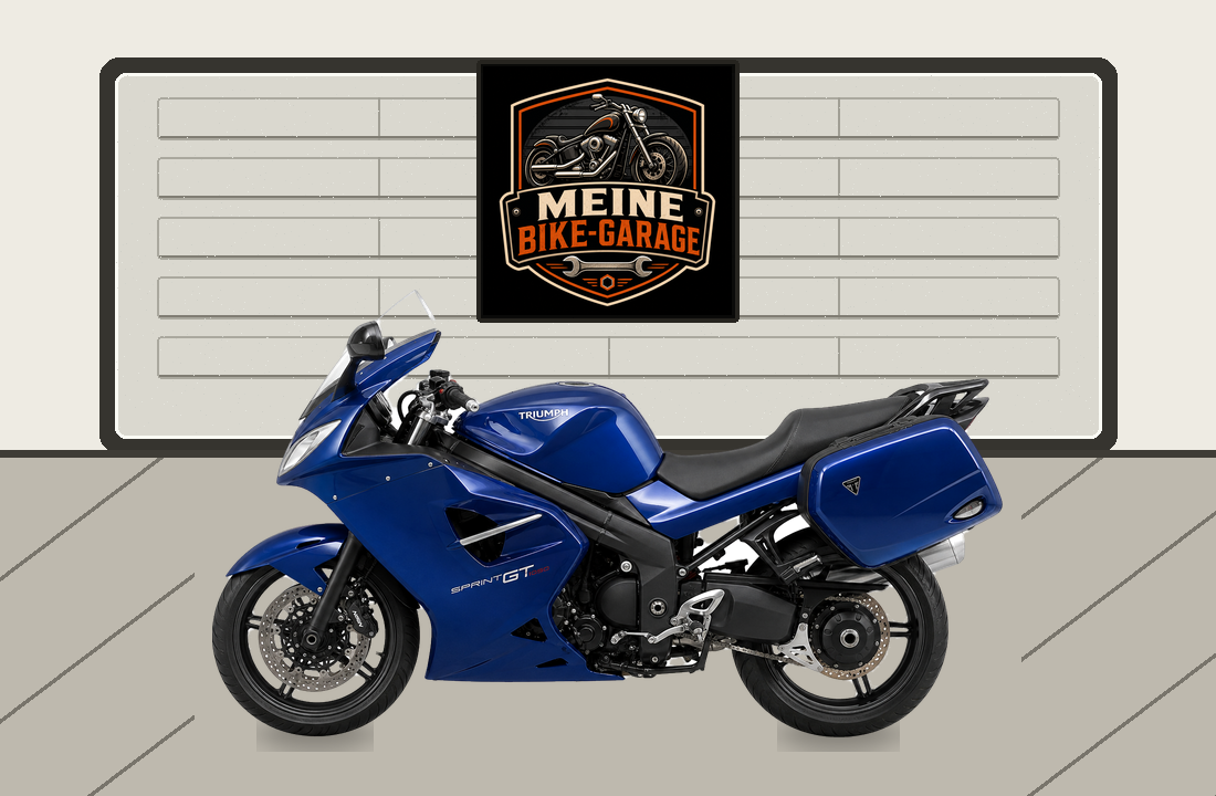 Motorradillustration für Triumph Sprint GT