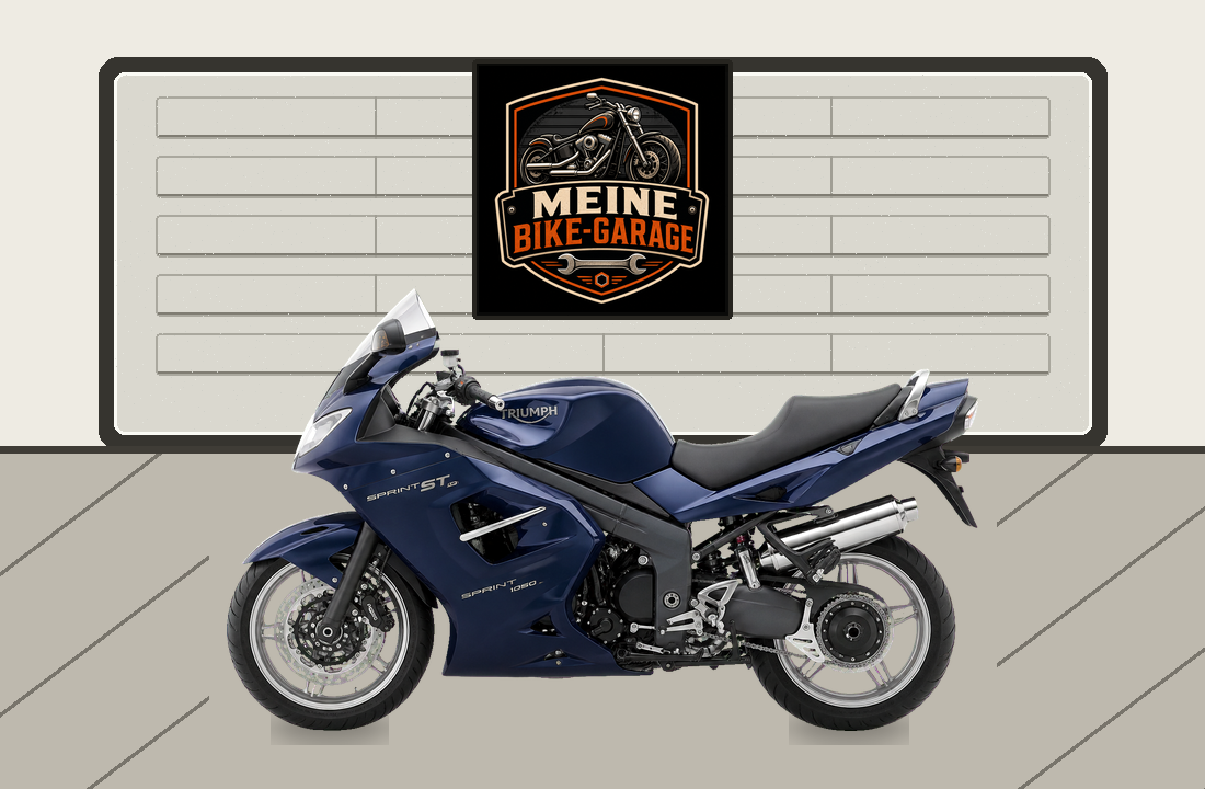 Motorradillustration für Triumph Sprint ST 1050