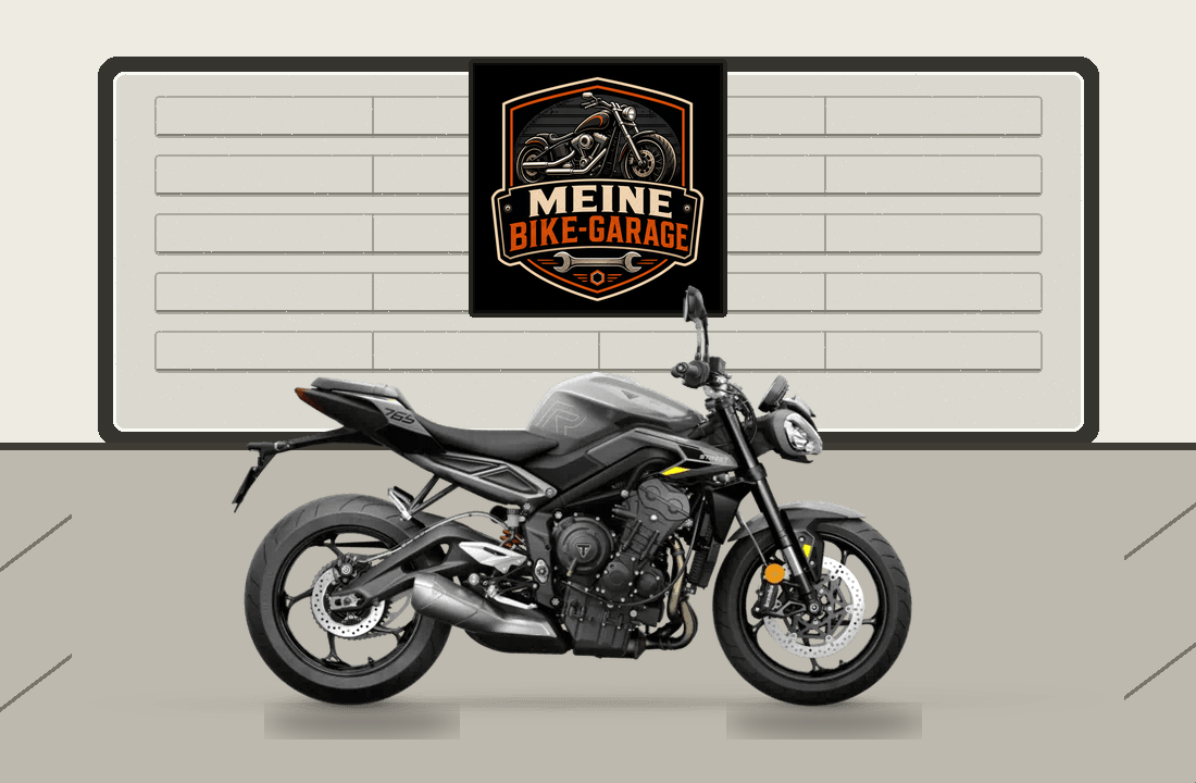 Motorradillustration für Triumph Street Triple 765 R