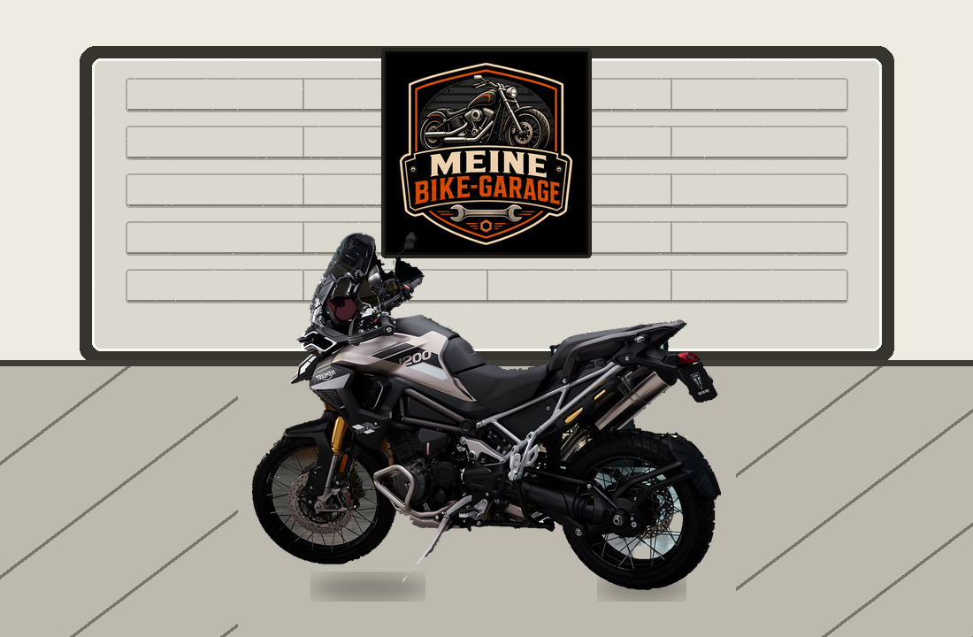 Motorradillustration für Triumph Tiger 1200 GT Pro