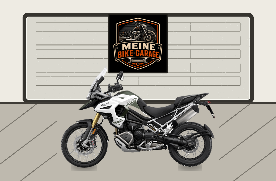 Motorradillustration für Triumph Tiger 1200 Rally Pro