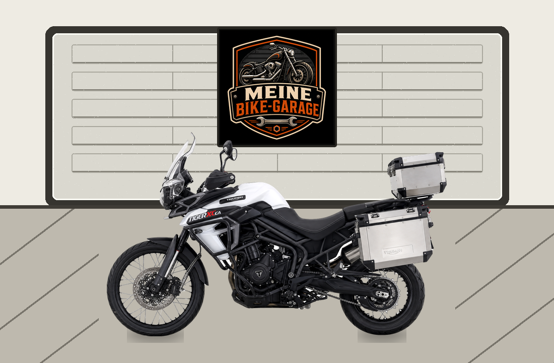 Motorradillustration für Triumph Tiger 800 XCA