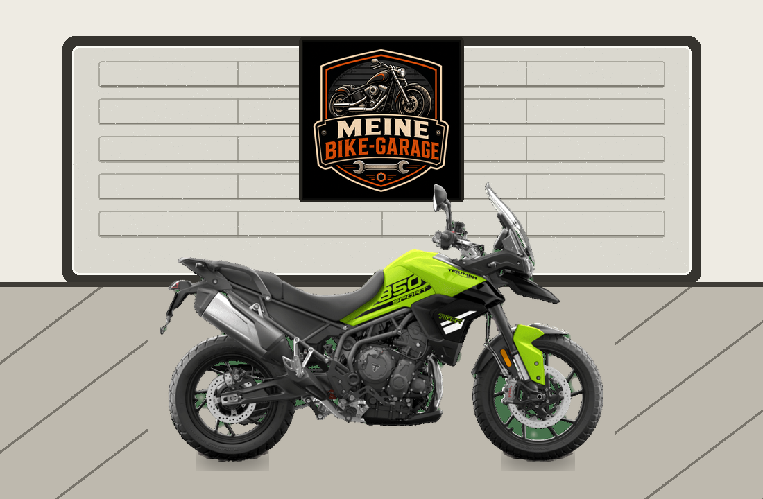 Motorradillustration für Triumph Tiger 850 Sport