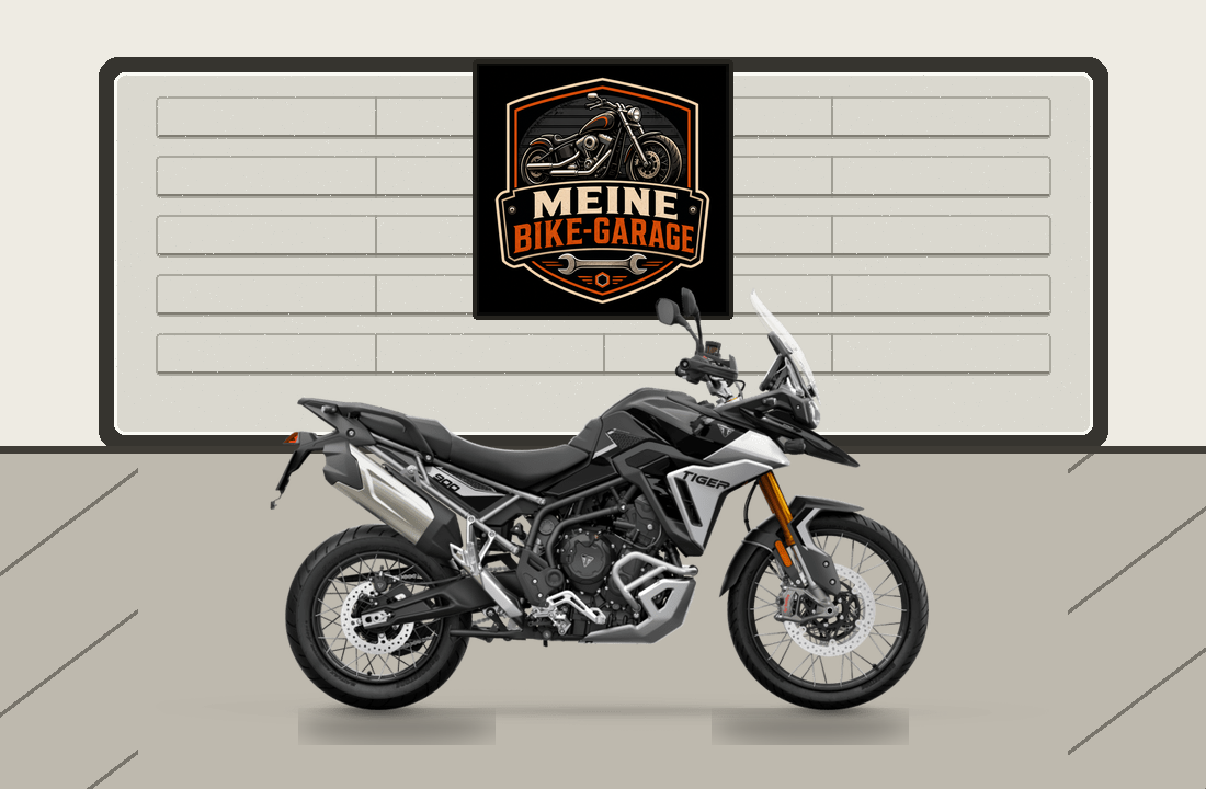 Motorradillustration für Triumph Tiger 900 Rally Pro
