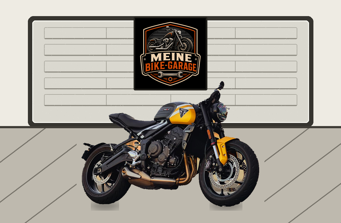 Motorradillustration für Triumph Trident 660