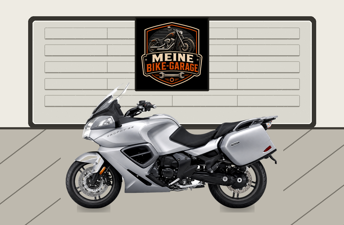 Motorradillustration für Triumph Trophy SE