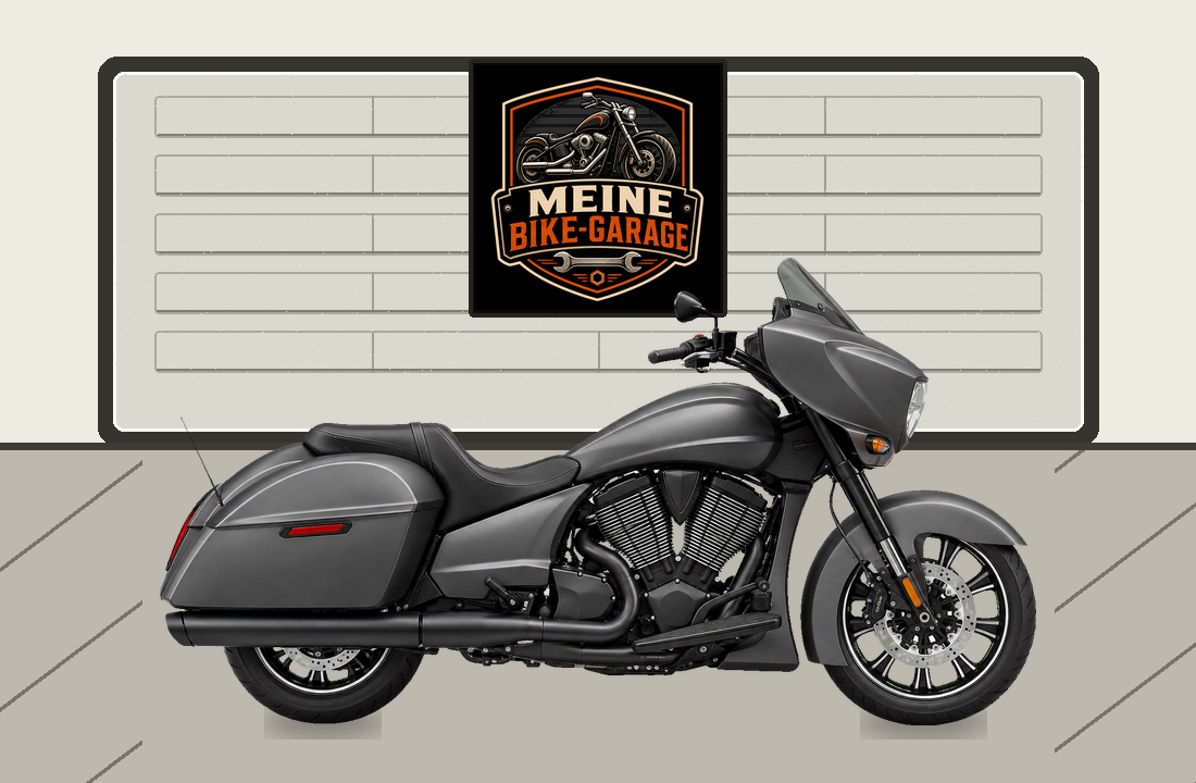 Motorradillustration für Victory Cross Country