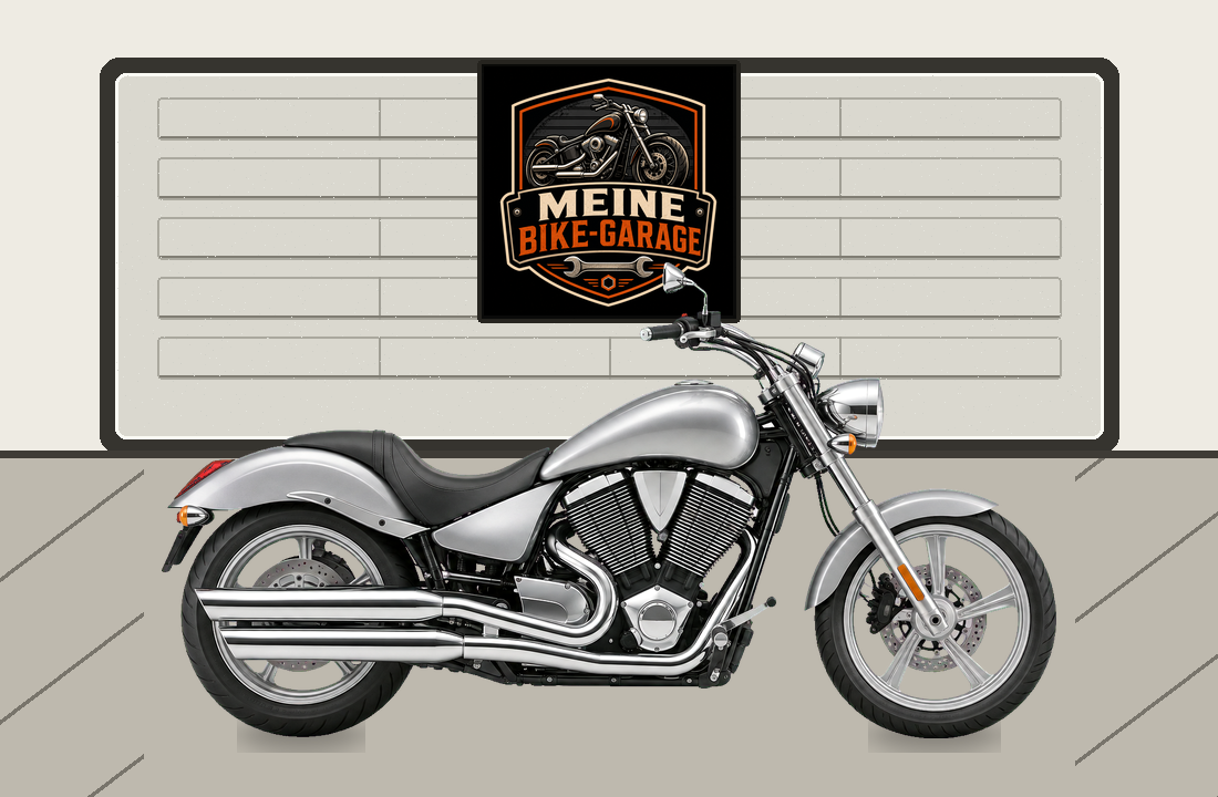 Motorradillustration für Victory Vegas