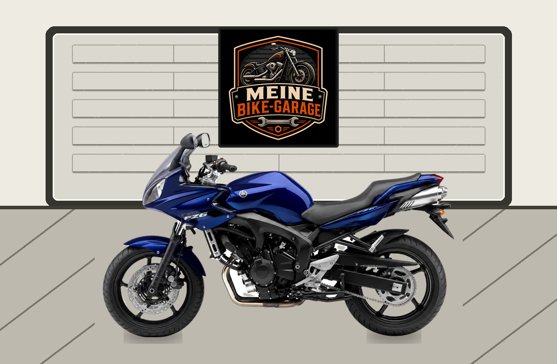 Motorradillustration für Yamaha FZ6 Fazer S2