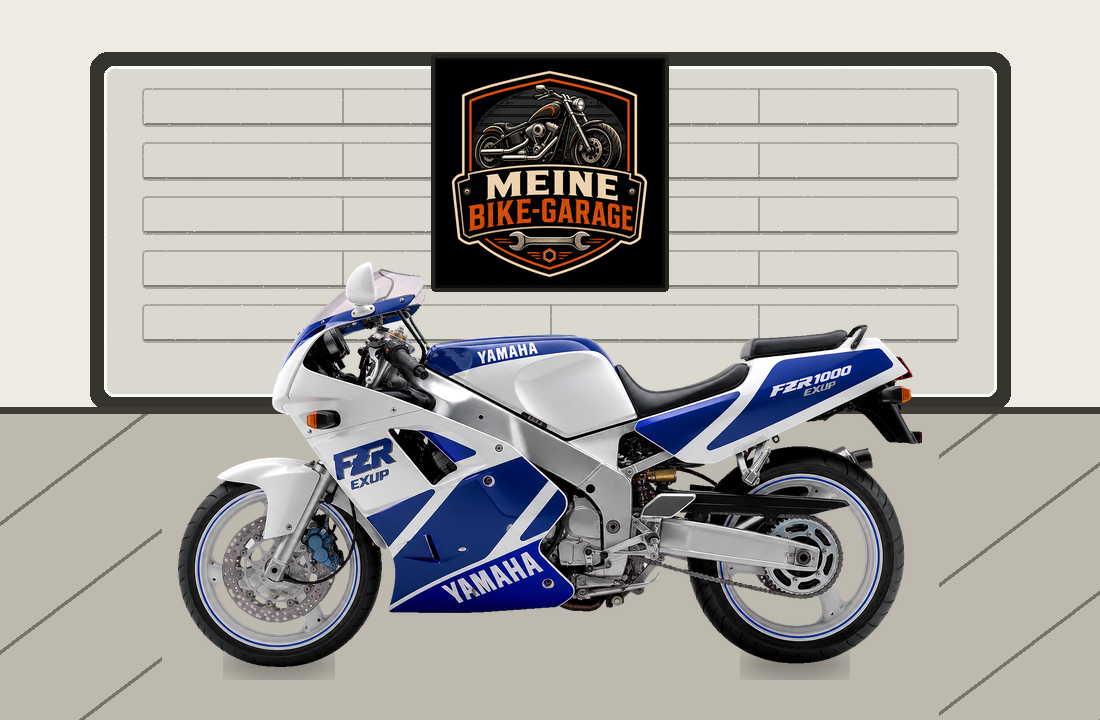 Motorradillustration für Yamaha FZR1000 EXUP
