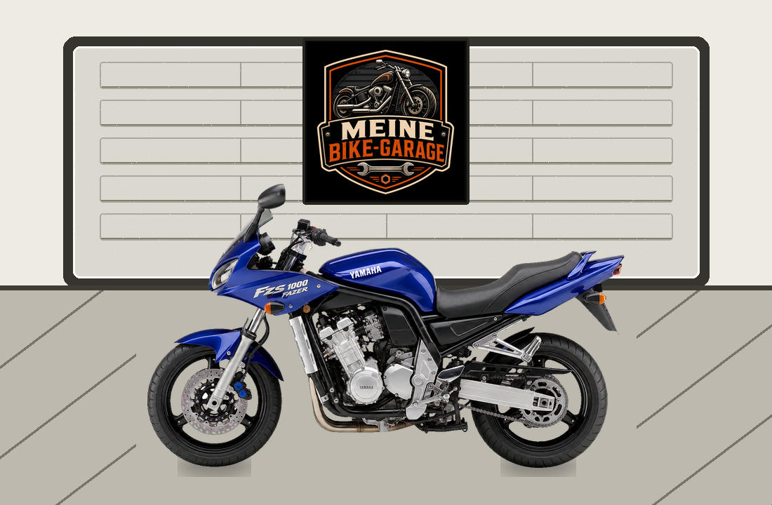 Motorradillustration für Yamaha FZS1000 Fazer