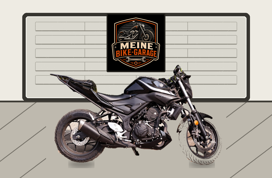 Motorradillustration für Yamaha MT-03