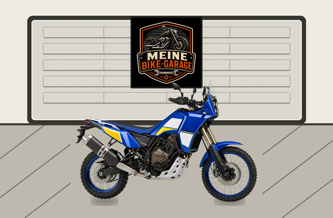 Motorradillustration für Yamaha Tenere 700 Rally