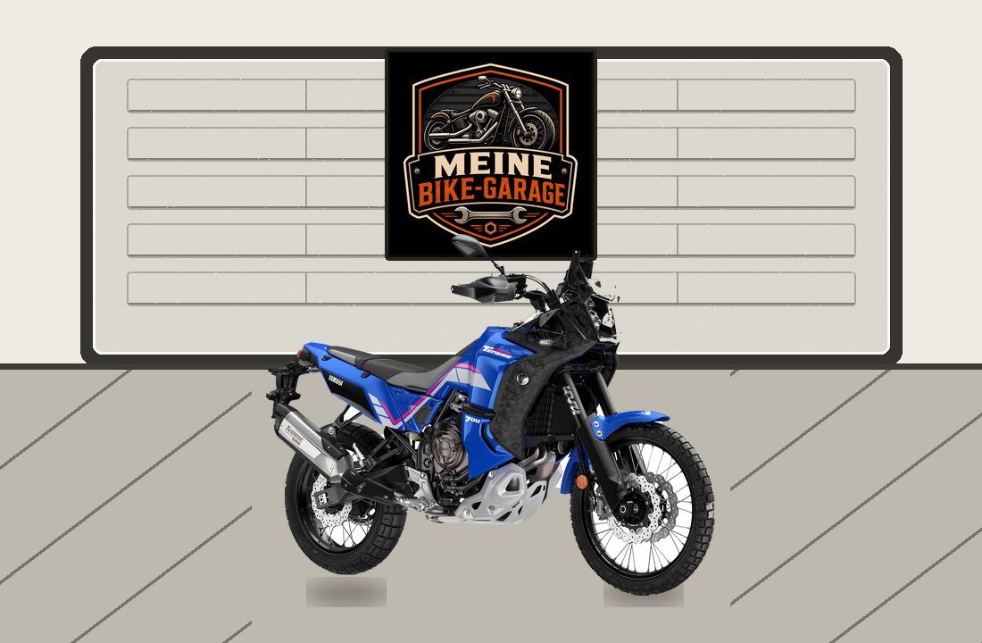 Motorradillustration für Yamaha Tenere 700 World Rally