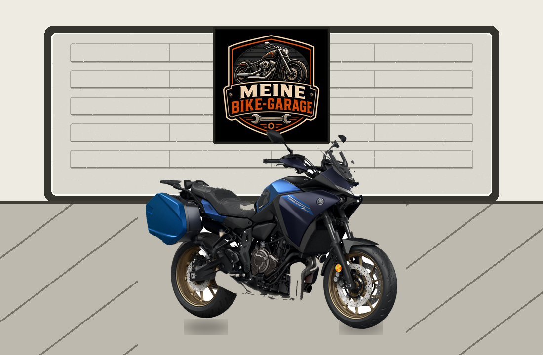 Motorradillustration für Yamaha Tracer 7
