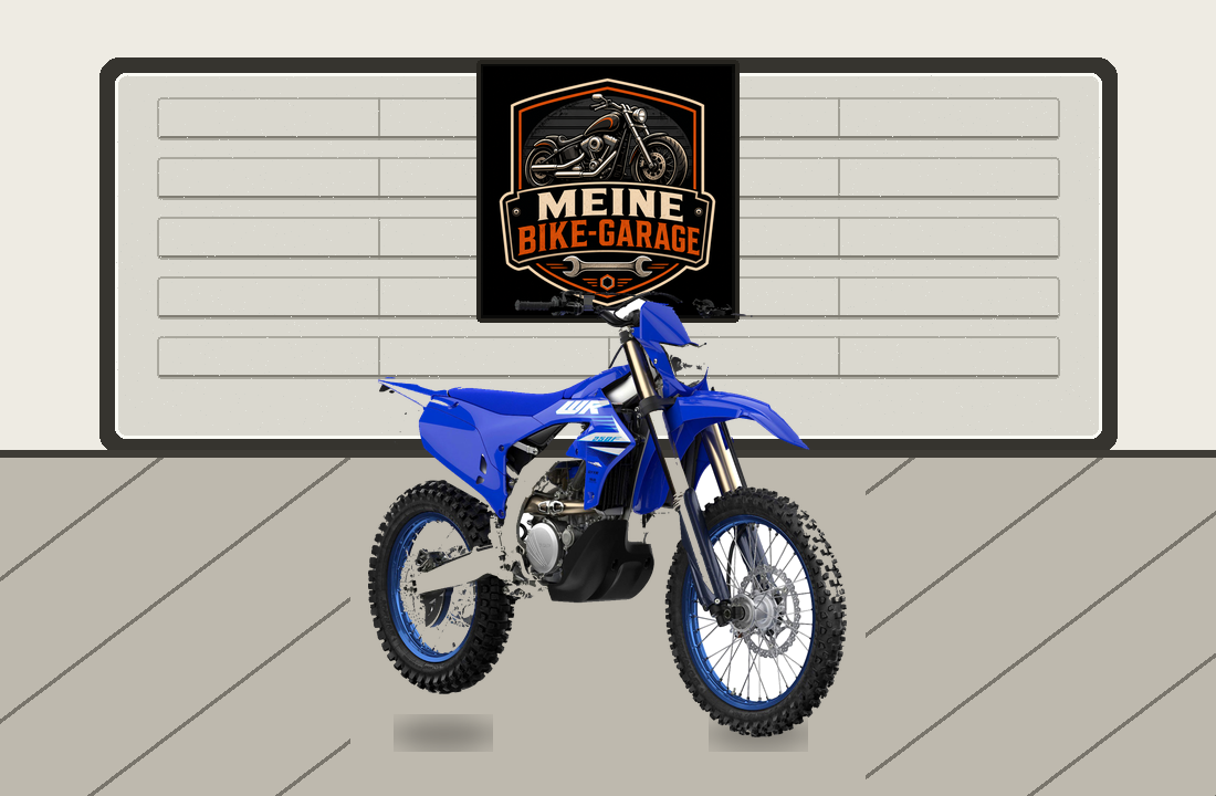 Motorradillustration für Yamaha WR250F