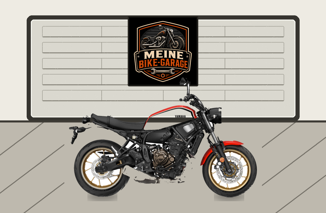 Motorradillustration für Yamaha XSR700