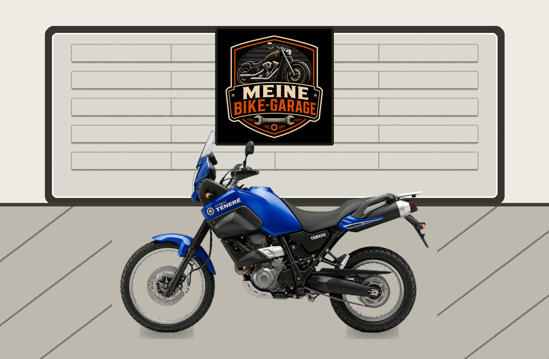 Motorradillustration für Yamaha XT660Z Tenere