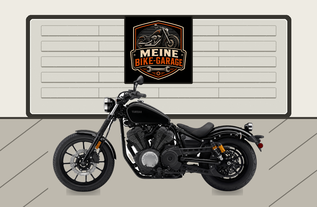 Motorradillustration für Yamaha XV950R