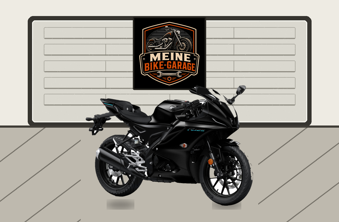 Motorradillustration für Yamaha YZF-R125