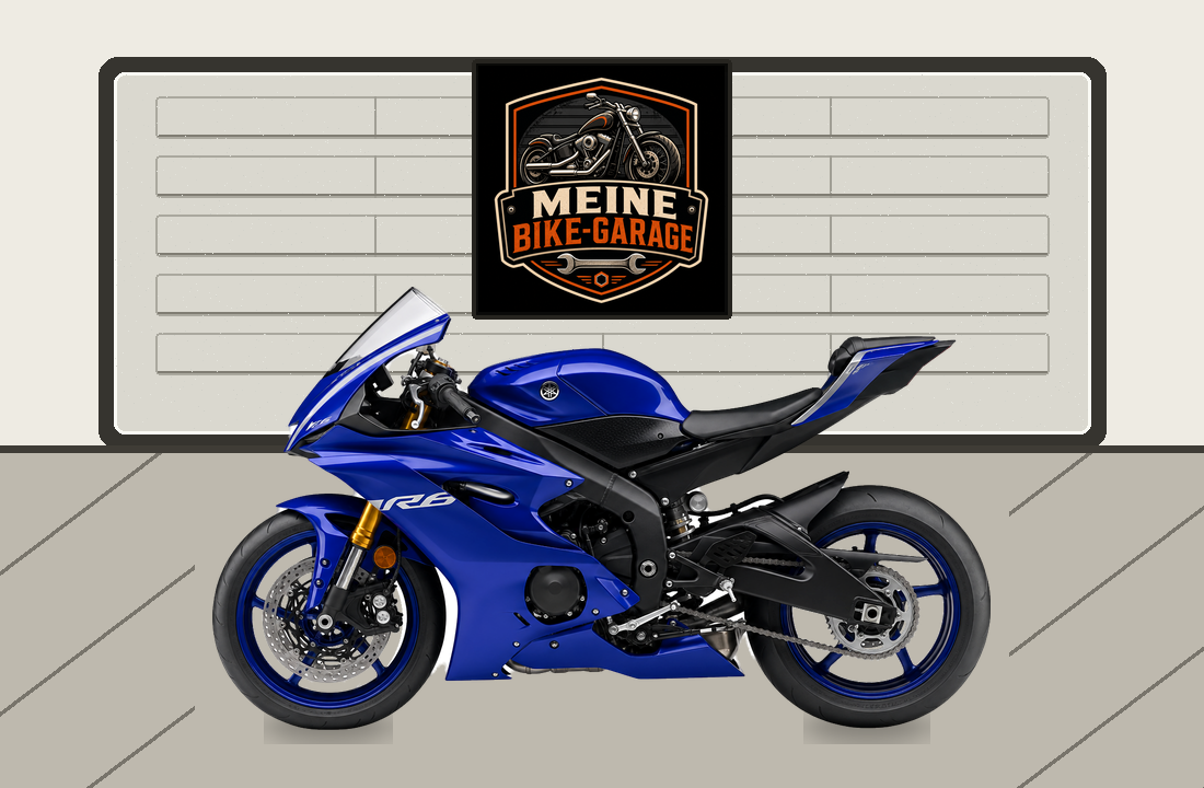 Motorradillustration für Yamaha YZF-R6 Race